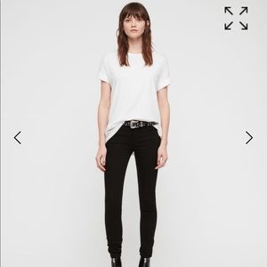 Allsaints Mast Skinny Jeans in Black